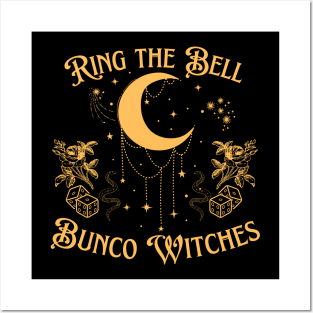 Ring the Bell Bunco Witches Roll the Dice Bunco Game Posters and Art